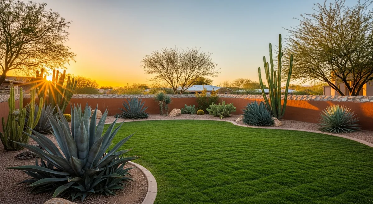 Lawn maintenance in El Paso